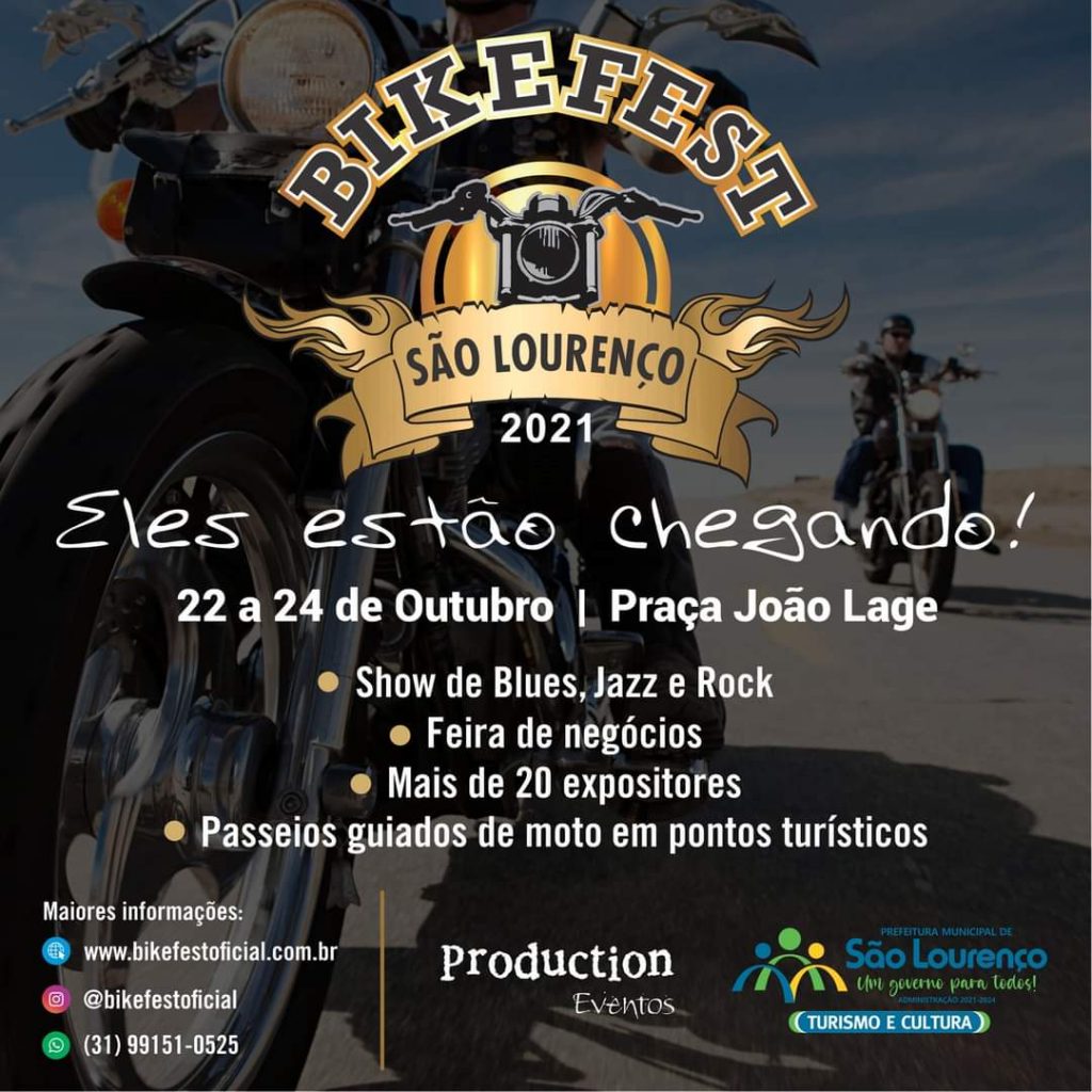 bike 2 Bike Fest acontece nesse final de semana em São Lourenço
