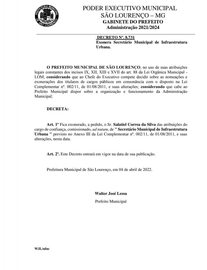 Theo Silva é exonerado da PMSL após investigações 2 exoneracao Theo Silva é exonerado da PMSL após investigações