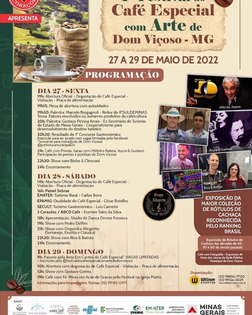 Dom Viçoso recebe festival de cafés especiais na próxima semana 1 282240080 462927972260639 6980043872801686844 n Dom Viçoso recebe festival de cafés especiais na próxima semana