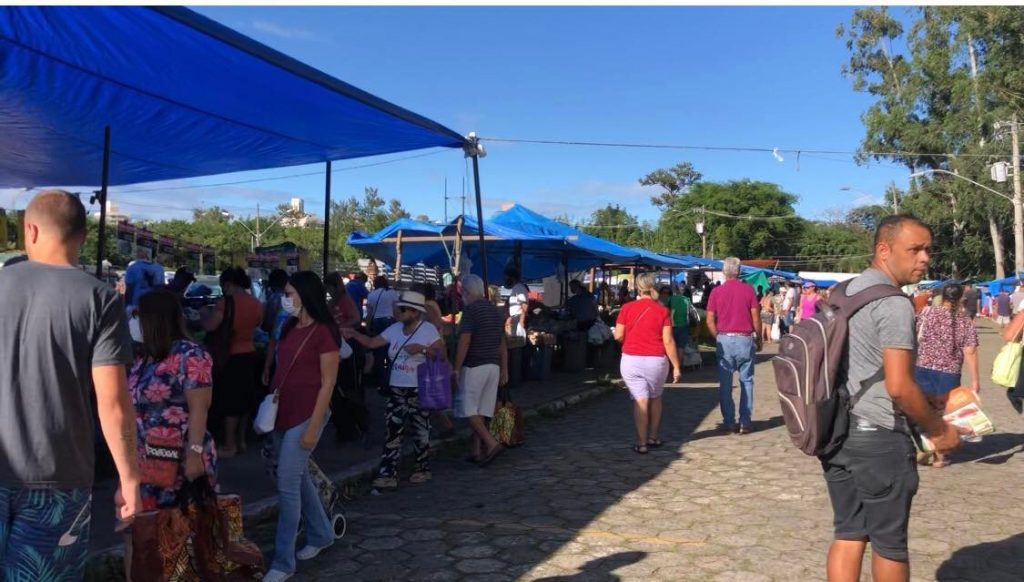 feira c Feira de domingo será na Rua dos Andradas nos dias 31/07 e 07/08