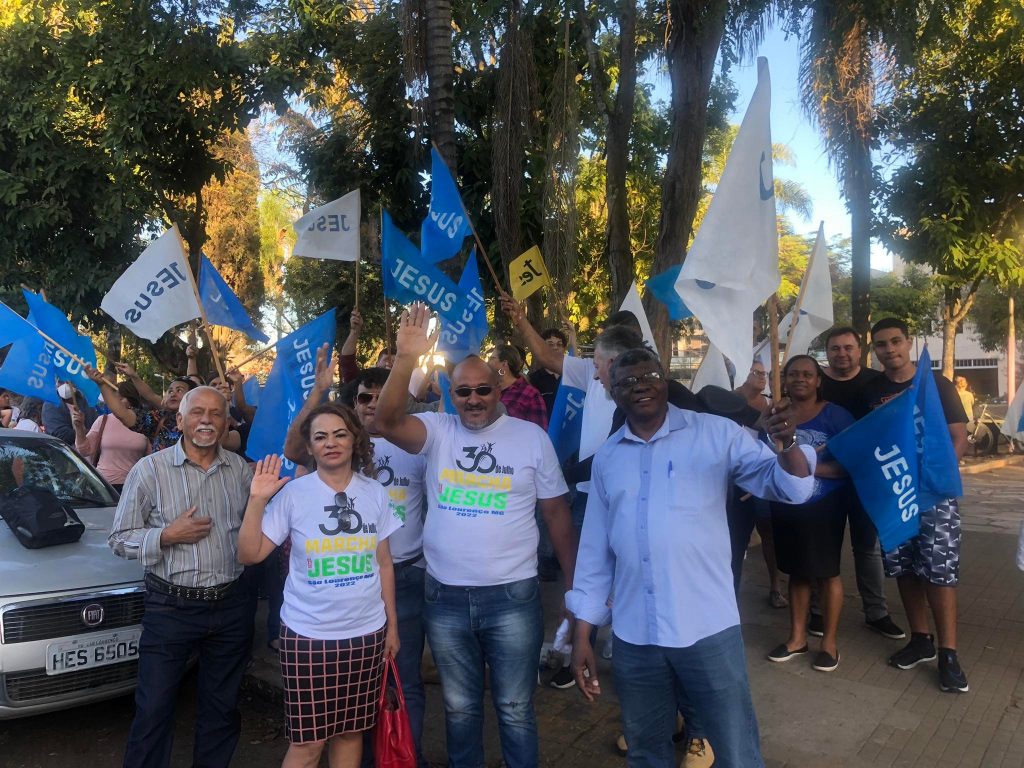 marcha Igrejas se unem e Marcham para Jesus