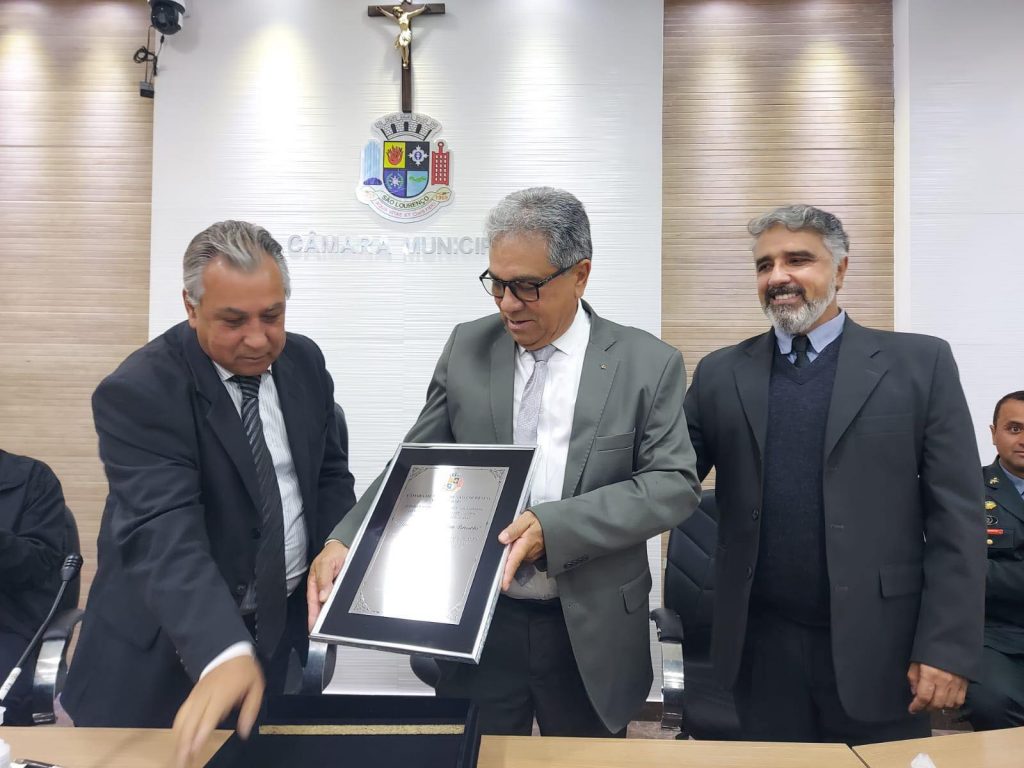 flamarion Famarion Barreto é cidadão honorário de São Lourenço