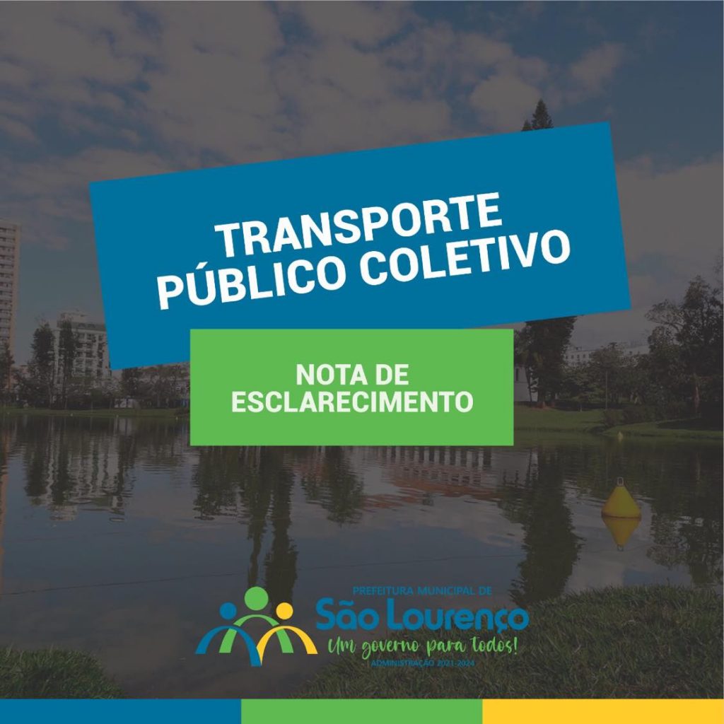 tranp Nota de esclarecimento
