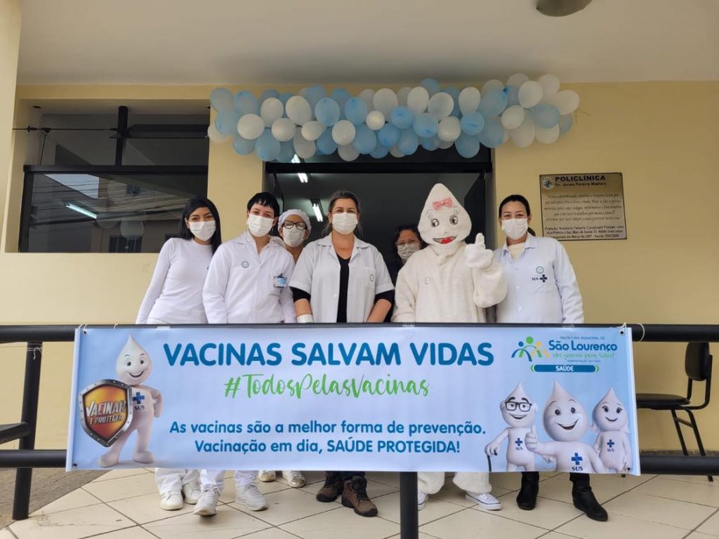 vacinas Dia D da Campanha de vacinação contra poliomielite e multivacinação aconteceu no sábado dia 20
