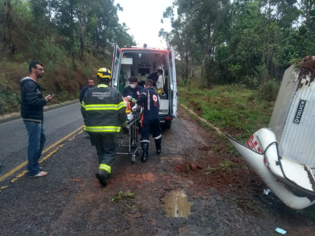 acid carmo Acidente em Carmo de Minas deixa um homem ferido