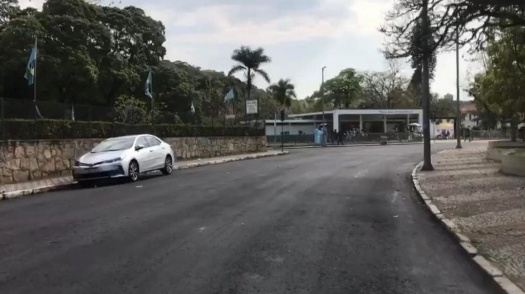 asf parque 2 1 MPMG manda retirar asfalto do entorno do Parque das Águas em São Lourenço