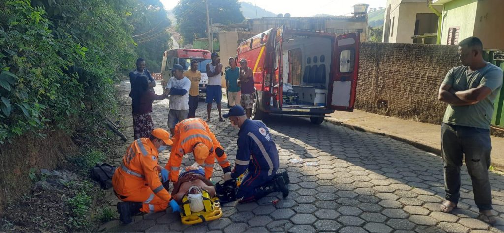 carmo1 Ciclista cai em Carmo de Minas e tem traumatismo craniano