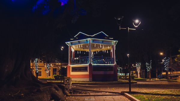 estacao Praça da Estação está decorada para o Natal!