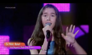 ll Luiza Luz consegue virar 3 cadeiras no The Voice Kids