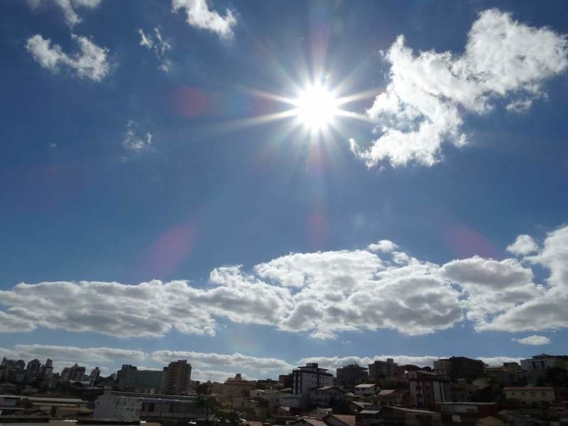 sol ok Onda de calor, temperatura nas alturas no Sul de Minas