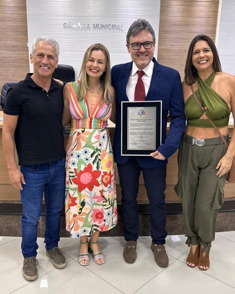 IMG 3570 Cardiologista Dr Luiz Fernando de Oliveira Jr é o novo cidadão de São Lourenço