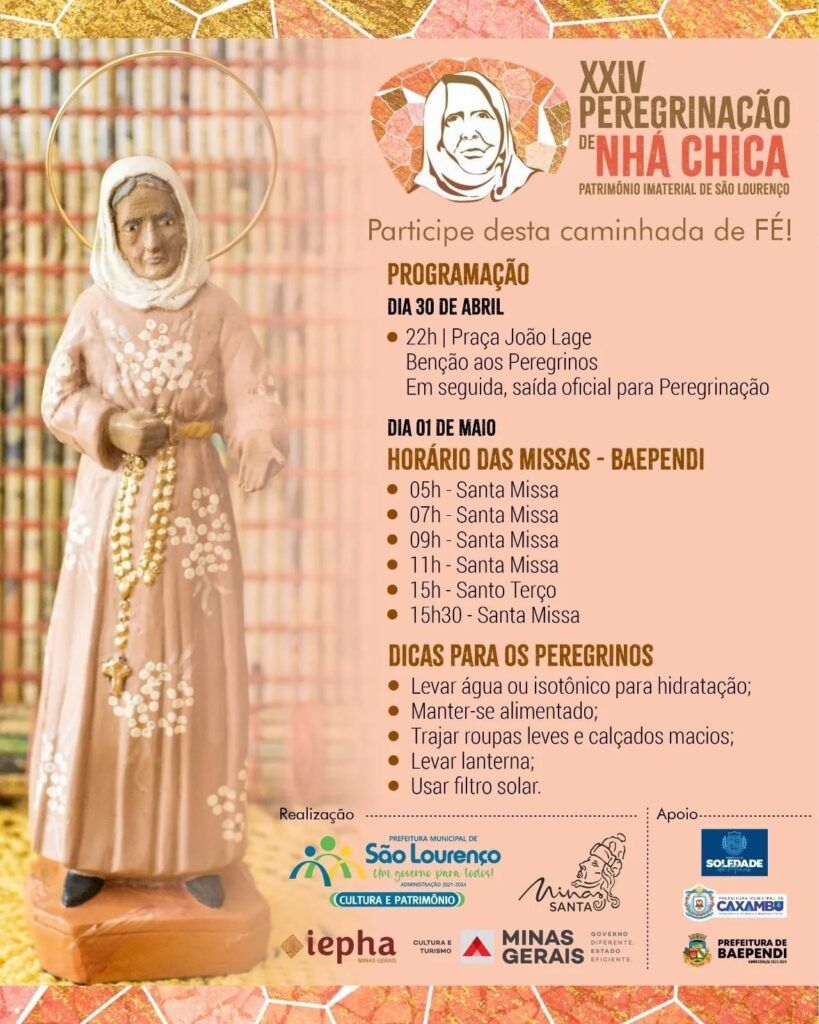 6f5b95c9 3287 4a8b 89a9 2868f99d488c Peregrinação de Nhá Chica começa hoje a noite