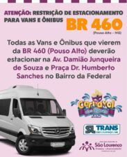 WhatsApp Image 2025 02 24 at 19.16.28 SL Trans monta esquema especial de estacionamento para o Bloco do Pijama