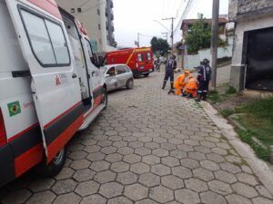 Imagem do WhatsApp de 2025 04 04 as 08.32.53 1a747c14 Motociclista fica ferido em colisão com carro no bairro Vila Carneiro, em São Lourenço