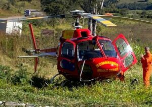 Imagem do WhatsApp de 2025 06 25 as 18.41.49 9eec4025 Grave colisão entre caminhões mobiliza Corpo de Bombeiros no trevo de Cruzília