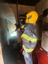 WhatsApp Image 2025 09 05 at 09.16.26 Corpo de Bombeiros controla incêndio em residência em São Lourenço