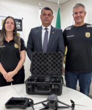 WhatsApp Image 2026 03 05 at 08.48.27 Mais segurança: Drone passará a ser utilizado pela Agência de Inteligência da Delegacia Regional em Pouso Alegre