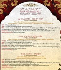 Novena e festa de São Lourenço Mártir celebra fé, tradição e cultura entre os dias 31 de julho e 10 de agosto 3 WhatsApp Image 2026 07 31 at 20.25.03 2 Novena e festa de São Lourenço Mártir celebra fé, tradição e cultura entre os dias 31 de julho e 10 de agosto
