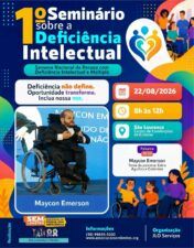 774777278 2091523185130942 7804919658250945746 n 1º Seminário sobre Deficiência Intelectual promove debate sobre inclusão e direitos
