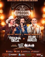 786094184 18575726365068933 1894490619487760014 n Eprosol 2026 promete cinco dias de festa, música e atrações em Soledade de Minas