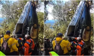 helicoptero queda urubici sc copy Corpos de vítimas de queda de helicóptero com cantor Rick em SC são liberados